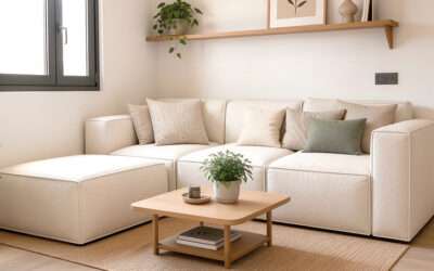 Cómo decorar un salón pequeño con chaise longue y aprovechar cada metro