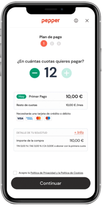 iConfort - Móvil pepper, paso 1