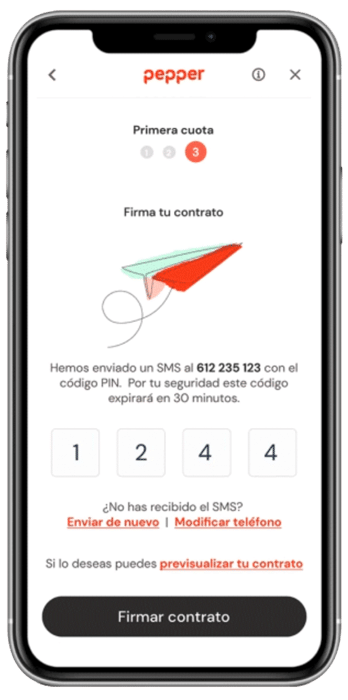 iConfort - Móvil pepper, paso 3